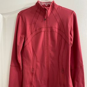 Lululemon define jacket pink EUC